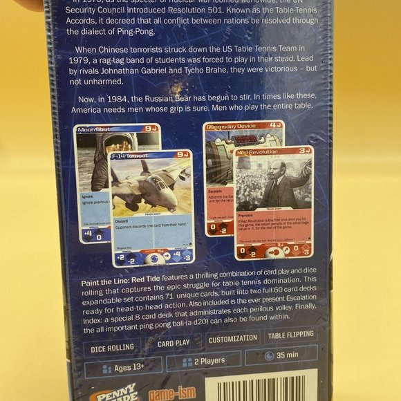 Penny Arcade: Paint The Line ECG – Red Tide Board Game SEALED ! Cold War Era. Cl - Picture 5 of 5